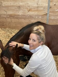 Chantal Sutherland with Horse