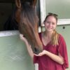 Taylor Owens With Horse in Barn