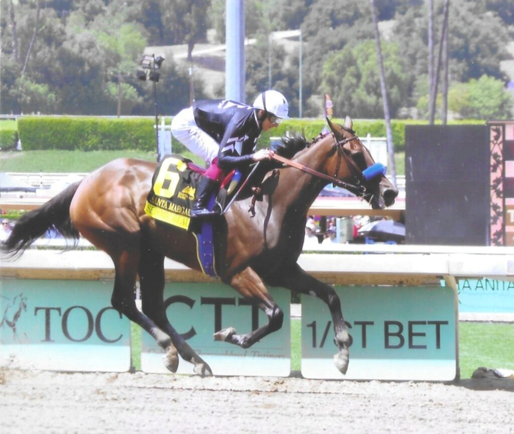 Seismic Beauty wins the Santa Margarita Stakes