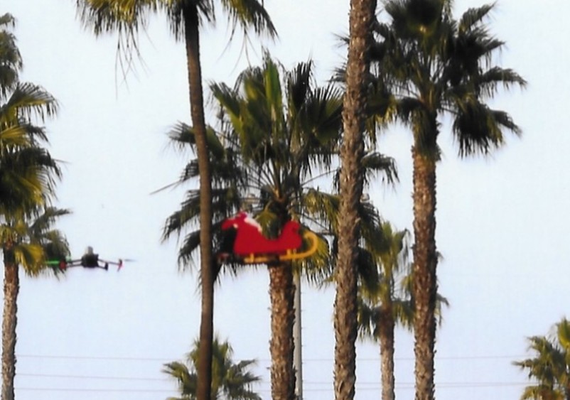 Sleigh drone LA Futurity 12-14-25